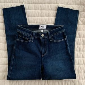PAIGE Hoxton slim crop jeans